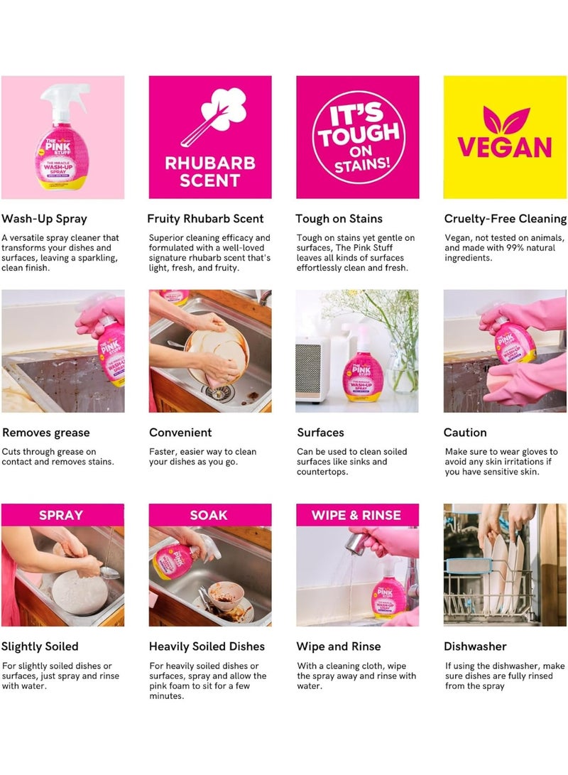 ستاردروبس بخاخ غسيل اليدين المعجزة من ذا بينك ستاف، 500 مل - Image 2